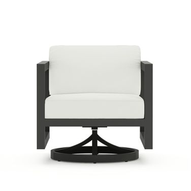 Avion Swivel Rocker In Canvas Natural and Slate