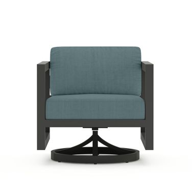 Avion Swivel Rocker In Cast Lagoon and Slate