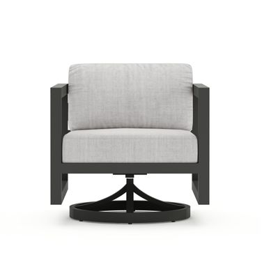 Avion Swivel Rocker In Cast Silver and Slate