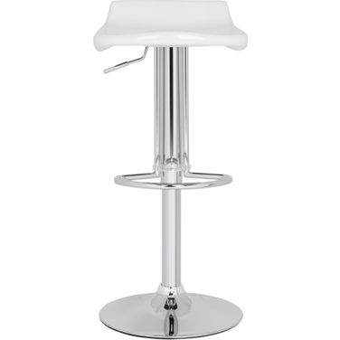 Avish White Swivel Bar Stool