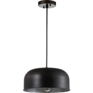 Avner Painted Gray Pendant