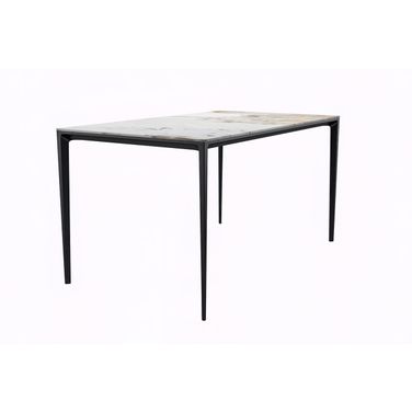 Avo 55 Inch Dining Table In White and Grey