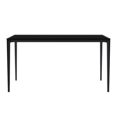 Avo 62 Inch Dining Table with Glass Top In Black