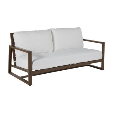 Avondale Aluminum Loveseat In Bali Pearl