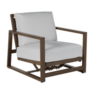 Avondale Aluminum Spring Lounge Chair In Bali Pearl