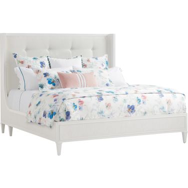 Avondale Arlington Queen Platform Bed In Alabaster