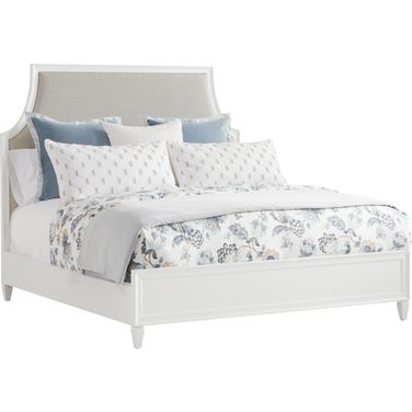 Avondale Inverness California King Upholstered Bed In Alabaster