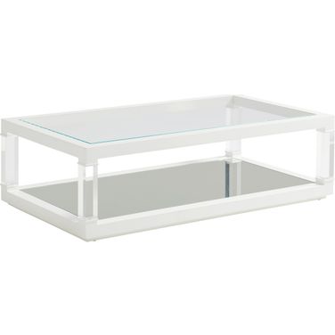 Avondale Riverdale Cocktail Table In Alabaster