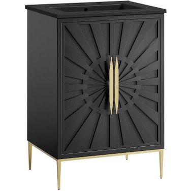 Awaken 24 Inch Bathroom Vanity In Black