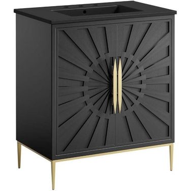 Awaken 30 Inch Bathroom Vanity In Black
