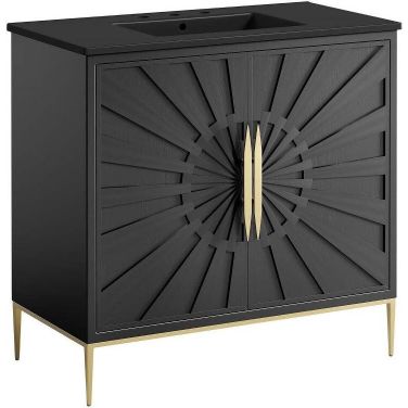 Awaken 36 Inch Bathroom Vanity In Black