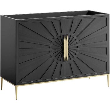 Awaken 48 Inch Bathroom Vanity Cabinet In Black