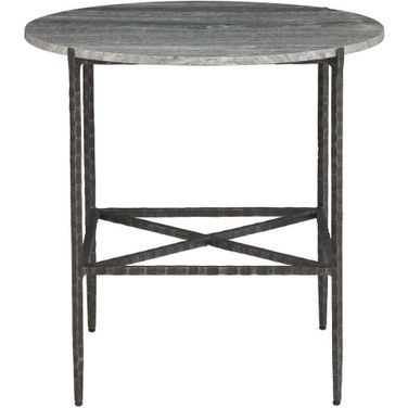 Axel End Table In Grey and Brown