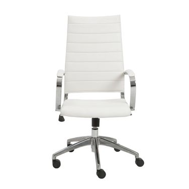 Axel High Back Office Chair In White