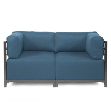 Axis 2 Piece Sectional Seascape Titanium Frame In Turquoise