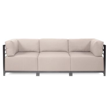 Axis 3 Piece Sectional Seascape Titanium Frame In Sand