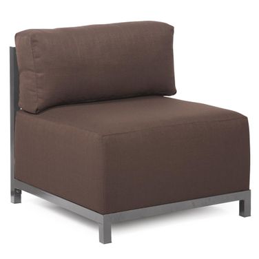 Axis Chair Sterling Titanium Frame In Chocolate