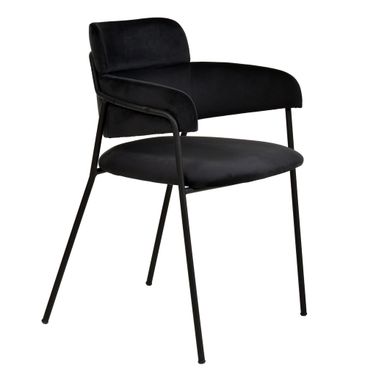 Axis Modern Dining Chair In Black