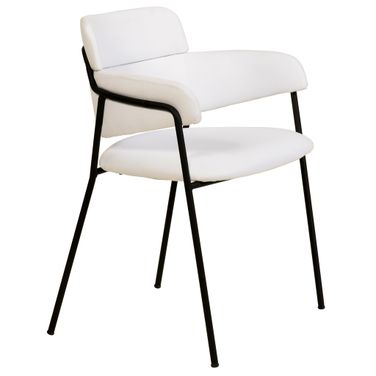 Axis Modern Dining Chair In White