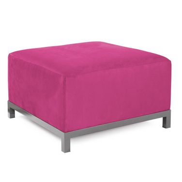 Axis Ottoman Regency Titanium Frame In Fuchsia