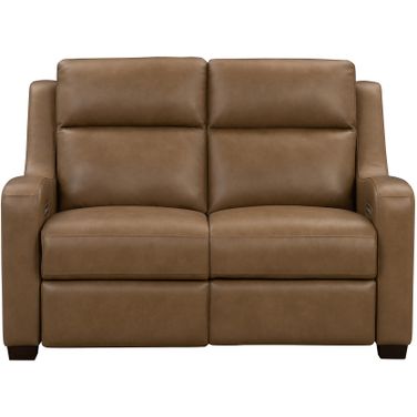 Ayden Power Reclining Loveseat with Power Head Rests and Power Lumbar In Toffee