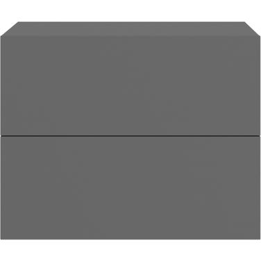 Ayla Nightstand In Gray Matte