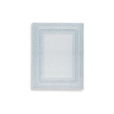 Azelhurst 7'8" x 10' Area Rug In Blue/Gray/Ivory