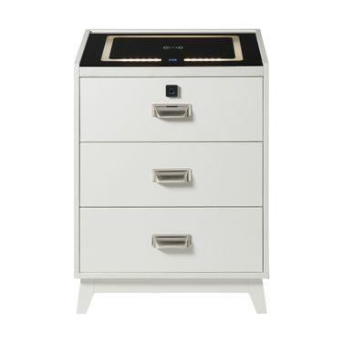 Azura Nightstand with Electronic Features In White