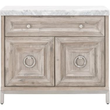 Traditions Azure Carrera Media Chest In Natural Gray Acacia