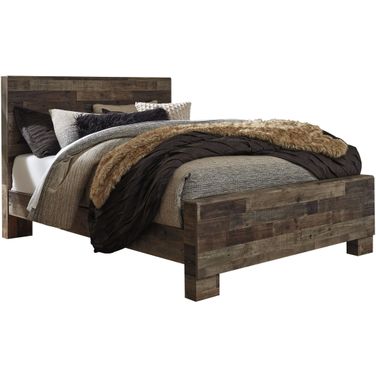 Derekson Gray Twin Panel Bed