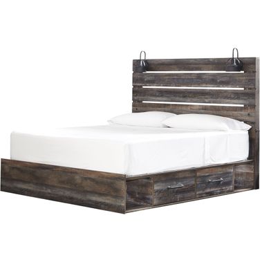 Drystan Multi King Panel Bed with Two Underbed Storage