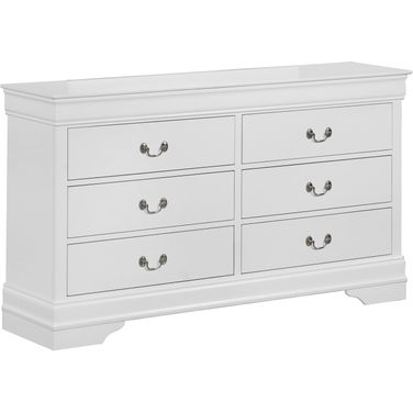 Crown Mark Louis Philip Dresser in White