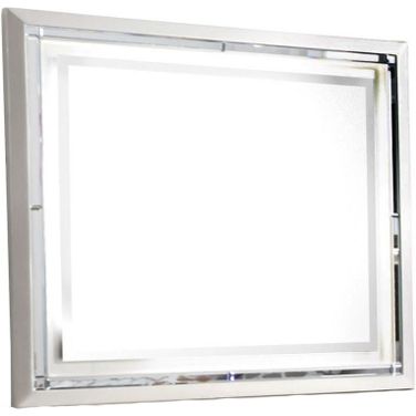 Lonnix Silver Bedroom Mirror