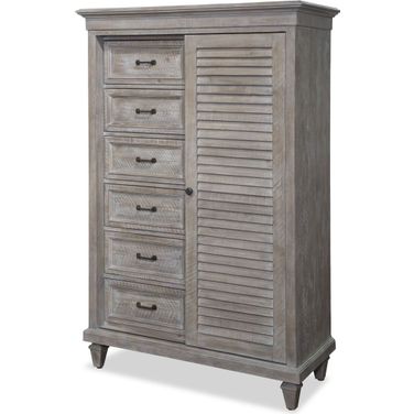 Lancaster Dove Tail Grey 6 Gentleman Chest