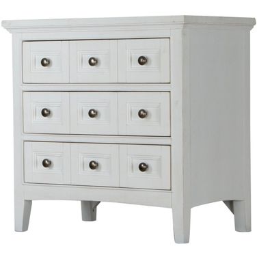 Heron Cove Chalk White Drawer Nightstand