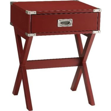Babs Red End Table
