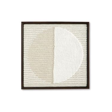 Bachard Wall Decor In Tan/White