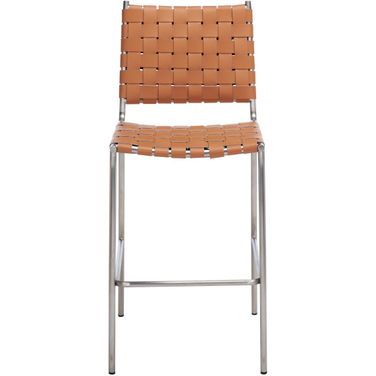 Bahari Woven Counter Stool in Cognac BST3010A