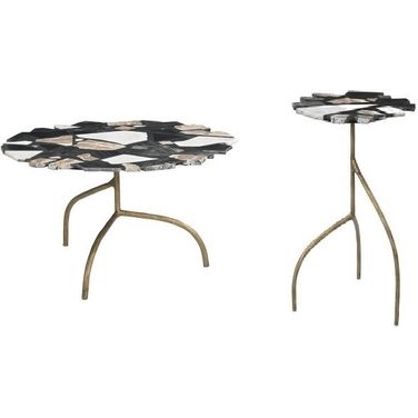 Baia Occasional Table Set In Multicolor