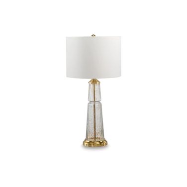 Bakersboro Table Lamp In Clear/Gold
