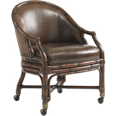 Bal Harbour Rum Runner Desk Chair In Sienna