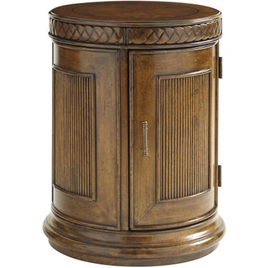Bali Hai Belize Round End Table In Sunset