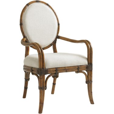 Bali Hai Gulfstream Oval Back Arm Chair In Sunset