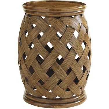 Bali Hai Hibiscus Round Accent Table In Sunset