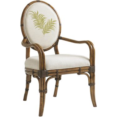 Bali Hai Gulfstream Oval Back Arm Chair In Sunset