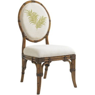 Bali Hai Gulfstream Oval Back Side Chair In Sunset