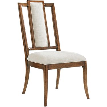 Bali Hai St. Barts Splat Back Side Chair In Sunset