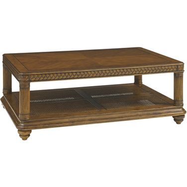 Bali Hai Vineyard Point Rectangular Cocktail Table In Sunset