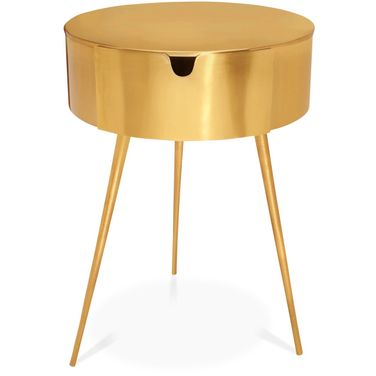 Bali Night Stand In Gold