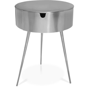 Bali Night Stand In Silver